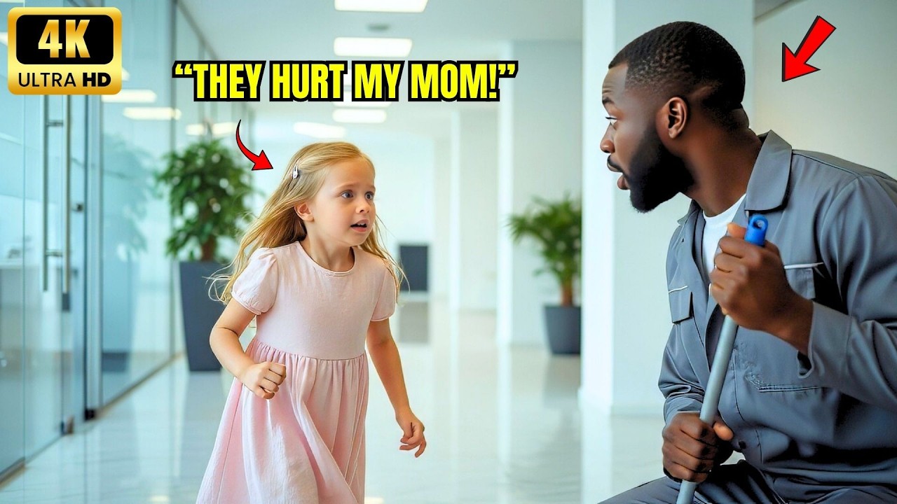 A Billionaire’s Daughter Ran to the Janitor Crying, “They Hurt My Mom!” — What He Did Next Stunned..