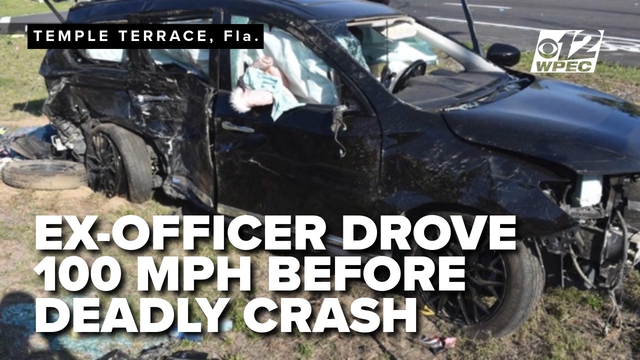 Ex‑officer drove 100 mph with lights on before crash killed 6‑year‑old ...