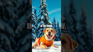 Luna the Loving Labrador's First Snowy Adventure