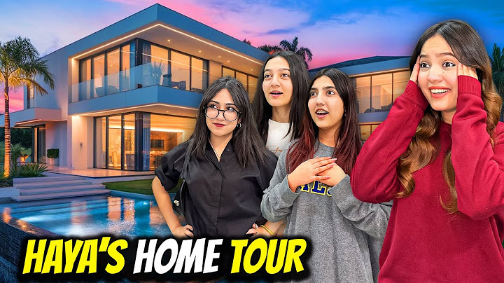 Haya’s Luxury HOME TOUR🏡🤑|Modern Kitchen Design😍|Full Pink Room💖| Sistrology