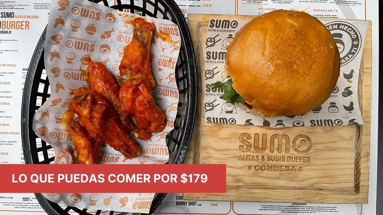 Bufete de Sushi, Alitas y hamburguesas en la CDMX | Kuiyibo - YouTube