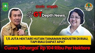 The benchmark price for industrial timber plantations is too low, so who benefits Riau only gets...
