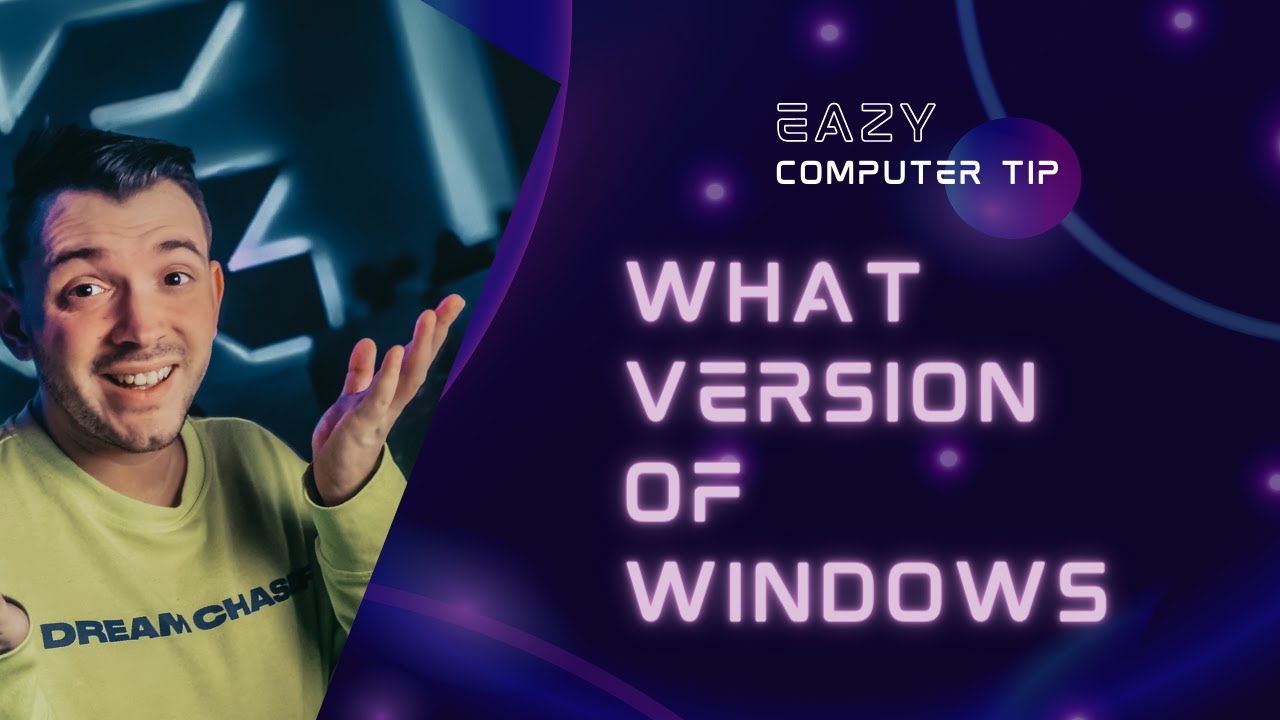 The easiest way to find out what version of Windows you have - YouTube