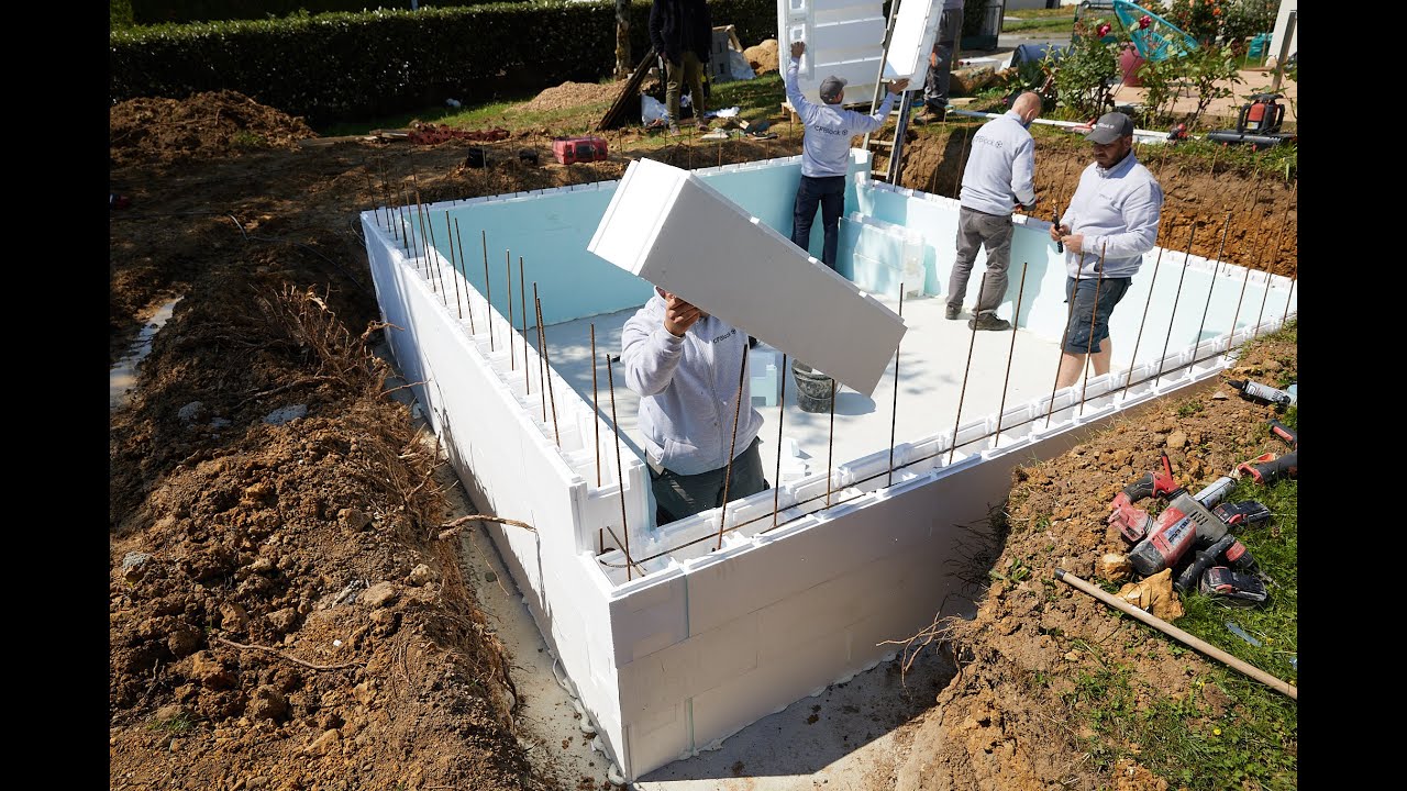 CFBlock, le bloc polystyrène pour structure de piscine