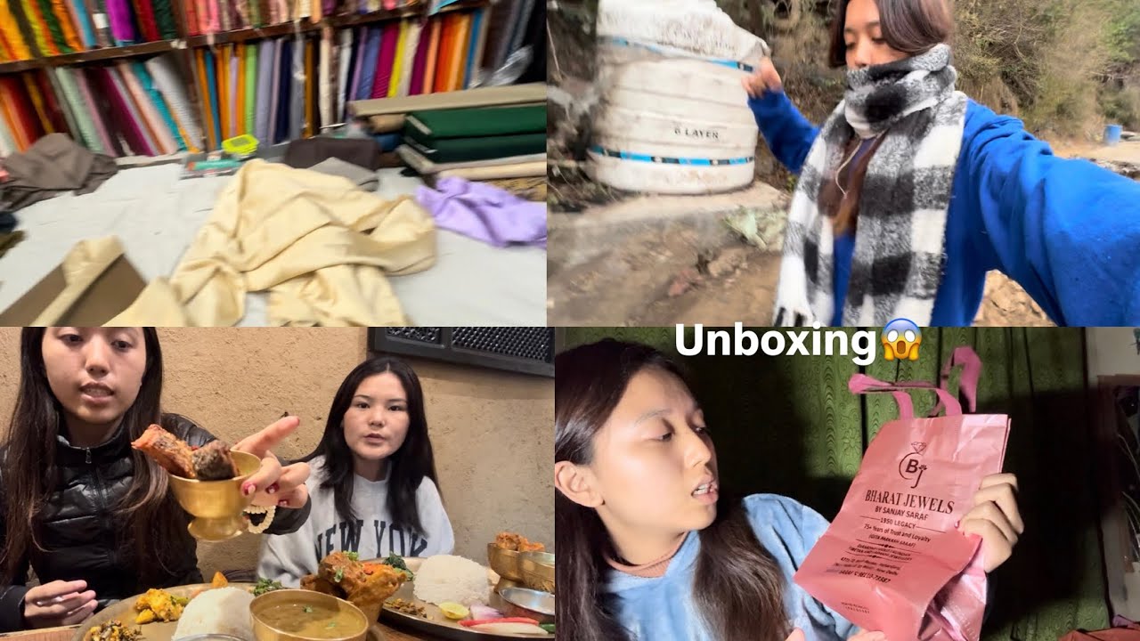 Travel with me + unboxing my gift /unexpected/#tibetanvlogger #unboxing video#travel 