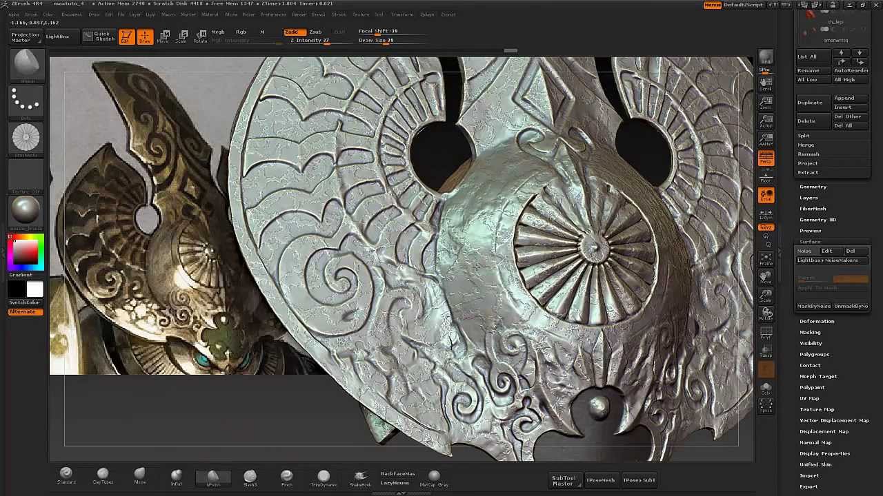 introduction to zbrush 4r4