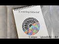 Unique mandala art˚˖𓍢🌷✧˚.🎀༘⋆ | easy mandala drawing tutorial | step by step drawing