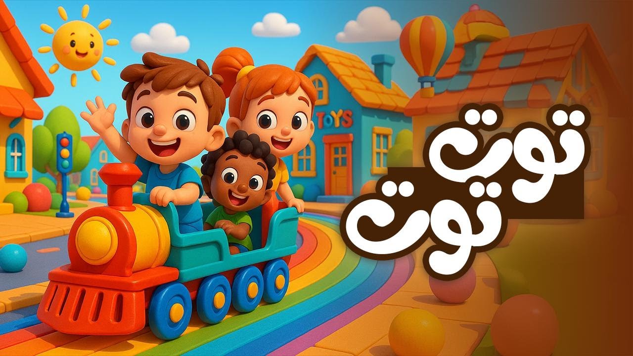 اغنية القطار توت توت - اغاني اطفال - حبة طماطة - YouTube