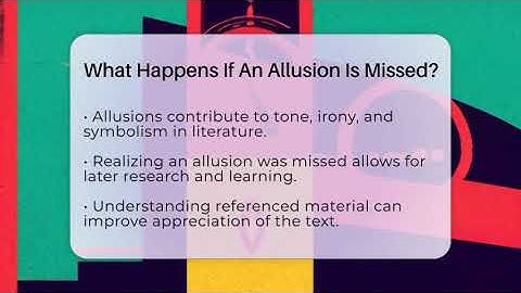 What Happens If An Allusion Is Missed? - The Prose Path