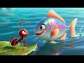 Ant & Fish Story - Moral Stories in Urdu Hindi - Dadimaa ki kahaniya - چیونٹی اور مچھلی کی کہانی