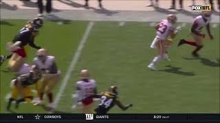 Christian McCaffrey 65-yard touchdown run - San Francisco 49ers @ Pittsburgh Steelers - Week 1 2023
