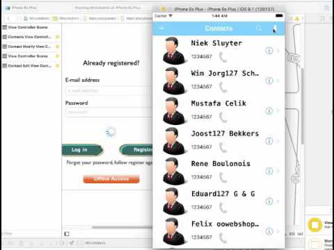 User Contact Manager App