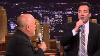 Billy Joel & Jimmy Fallon The Lion Sleeps Tonight on Tonight Show