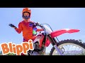 Blippi Explores a Motorcycle | Kids Learning Videos | Nursery Rhymes | ABCs And 123s