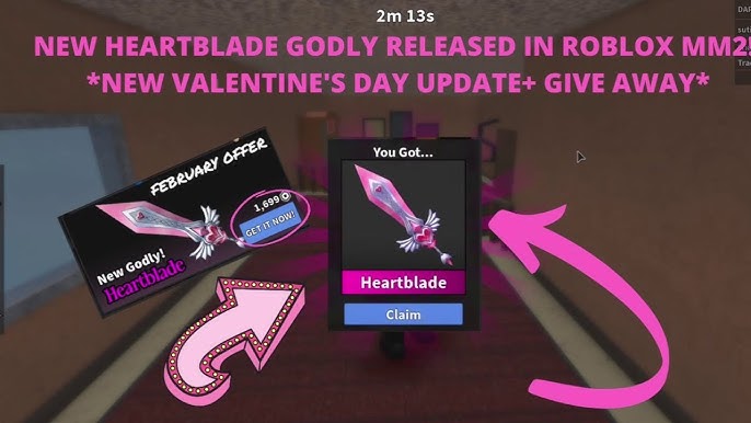 Heartblade Murder Mystery 2 Roblox MM2 💥FAST DELIVERY
