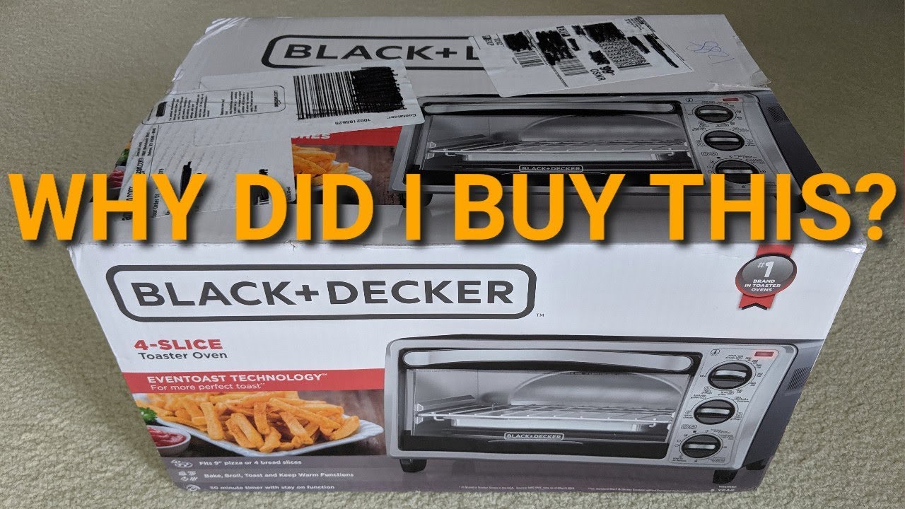 BLACK+DECKER 4-Slice Stainless Steel Toaster Oven TO1313SBD - The