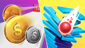 Money Rush | Stack Ball - All Levels Gameplay Walkthrough [Android & IOS]