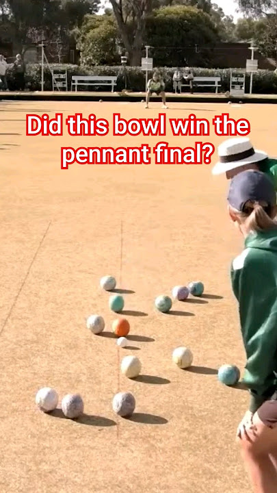 Did this bowl win the pennant fina? l 👀 4 or 5 down on the last end. Masterboard scores level #bowls