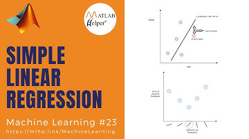 Simple Linear Regression | Machine Learning | @MATLABHelper