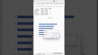 Gantt Chart in Excel | 60 Seconds Tutorial #shorts screenshot 3