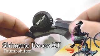 Shimano Thumb shifter M730: Service Clean overhaul