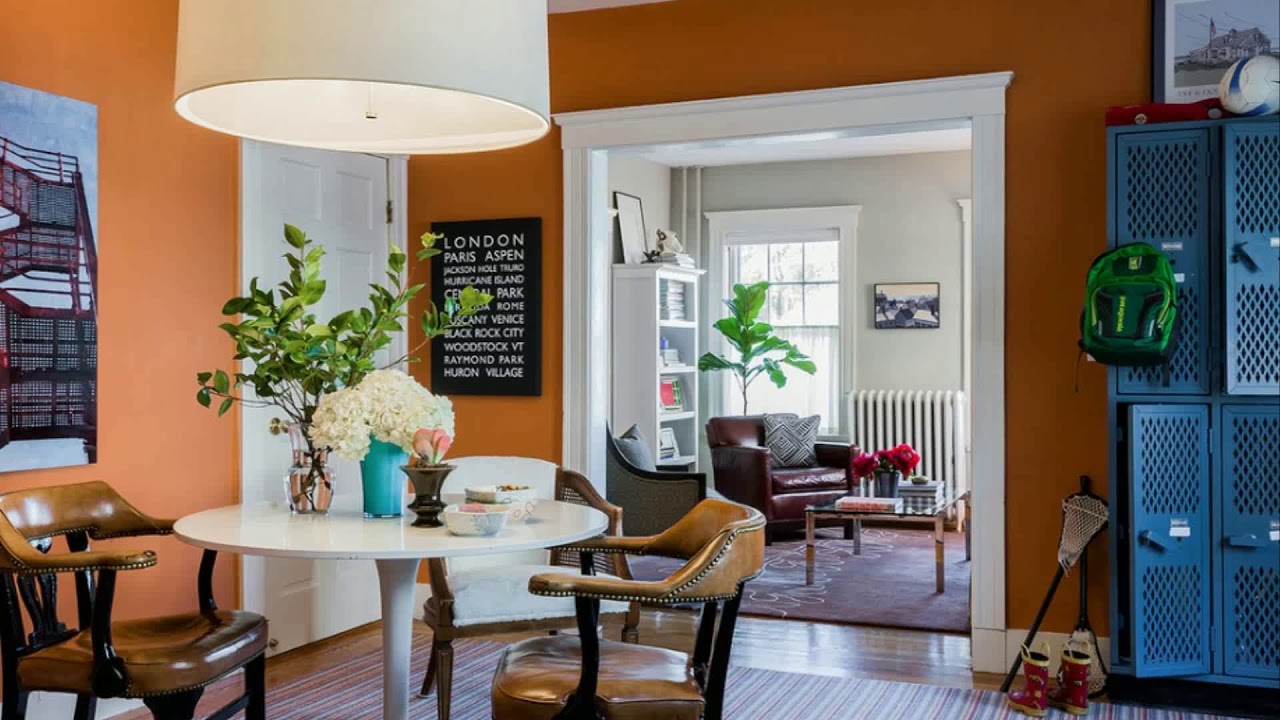 Paint Colors For Living Room Walls With Black Furniture - YouTube