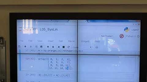 Numerical Method in Python V24 10/11/17: Linear System