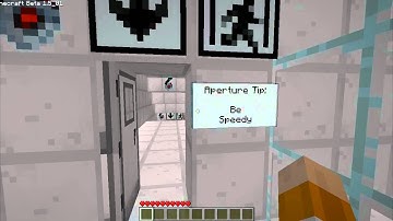 Minecraft - Aperture Laboratories Custom Map (Gameplay/Commentary) #01