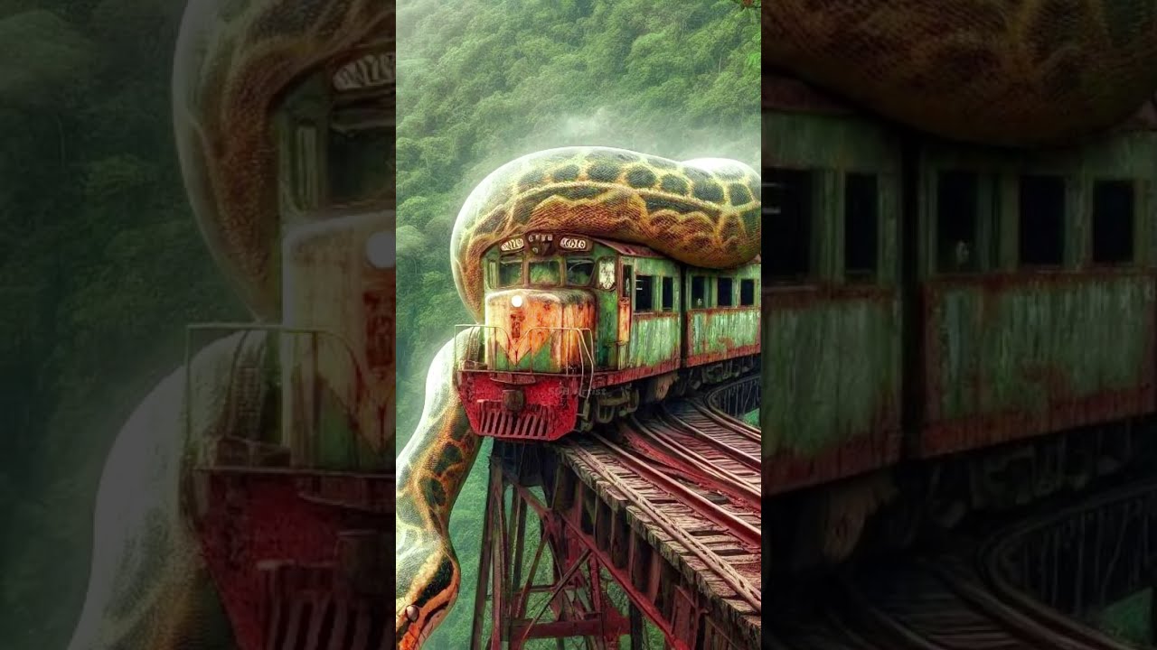 Travel Exploring Python Vs Train Amazon Jungle Youtubeshorts Wow Nature