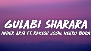 Inder Arya - Gulabi Sharara (Lyrics) | 'Thumak-thumak jab hit chhai tu pahadi baatyun ma'