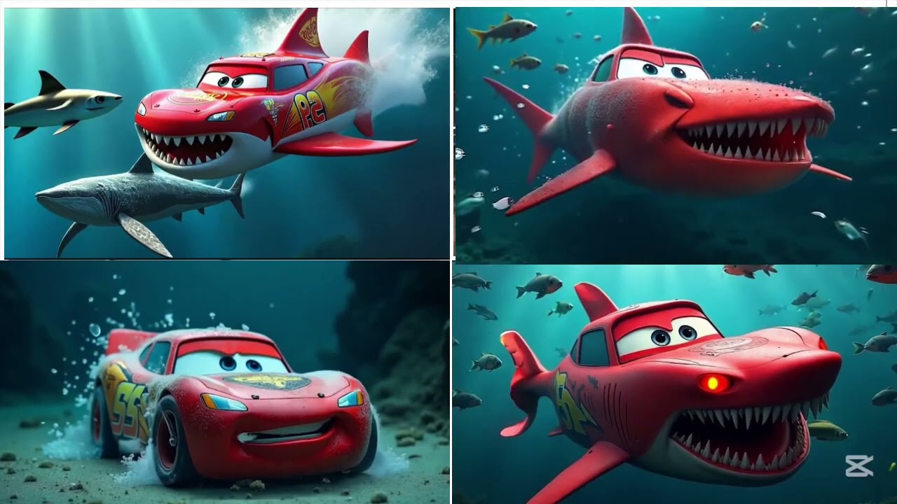 95 Lightning McQueen Swimming Eater Coffin Dance Song (COVER)