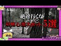危険!日本最恐心霊スポット5選 絶対に入ってはいけない【 ゆっくり解説 心霊スポット 】