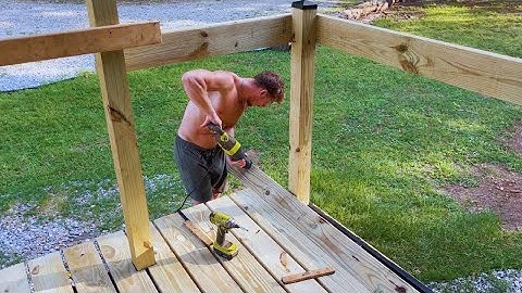 SENSATIONAL DIY Deck Building Project