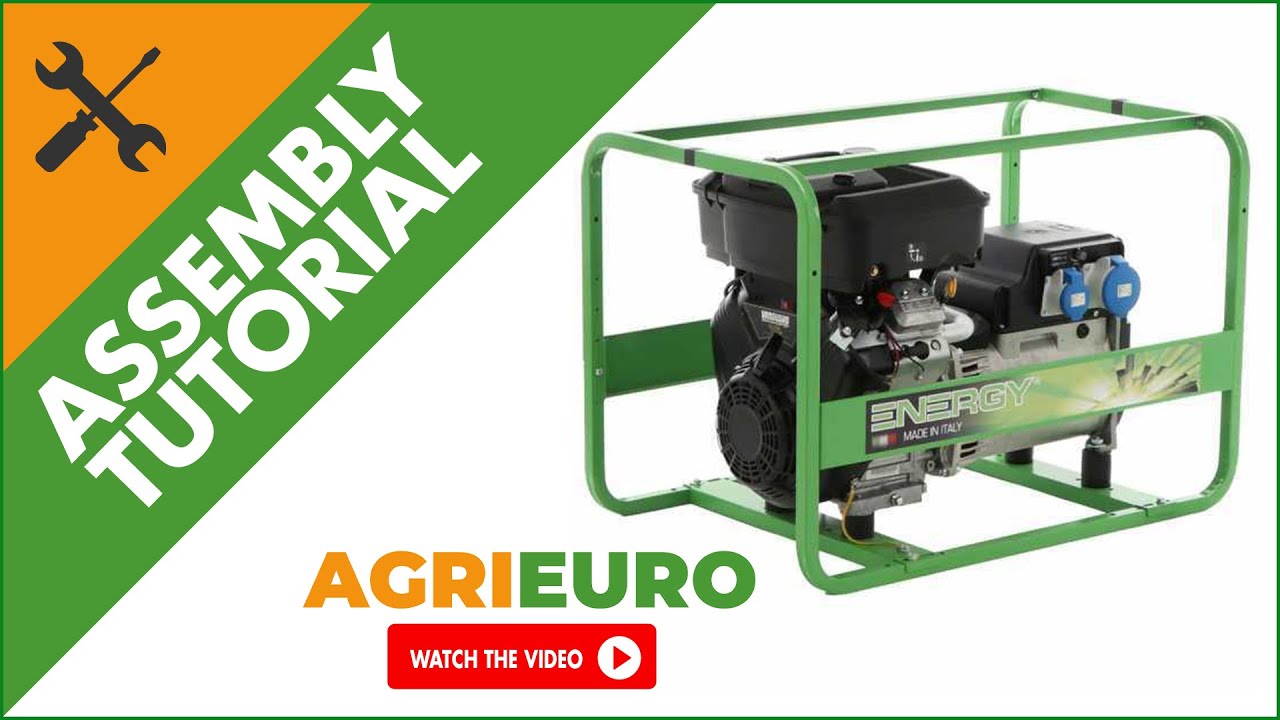 ENERGY EY-10MB 8 KW single-phase generator - Briggs&Stratton Vanguard 16HP - Assembly tutorial