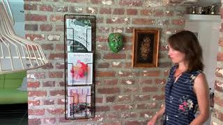 Frame-3 thick metal magazine rack for any room