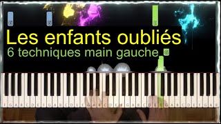 Les enfants oubliés GILBERT BÉCAUD 6 techniques main gauche