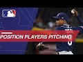 Position players who took the mound in 2017