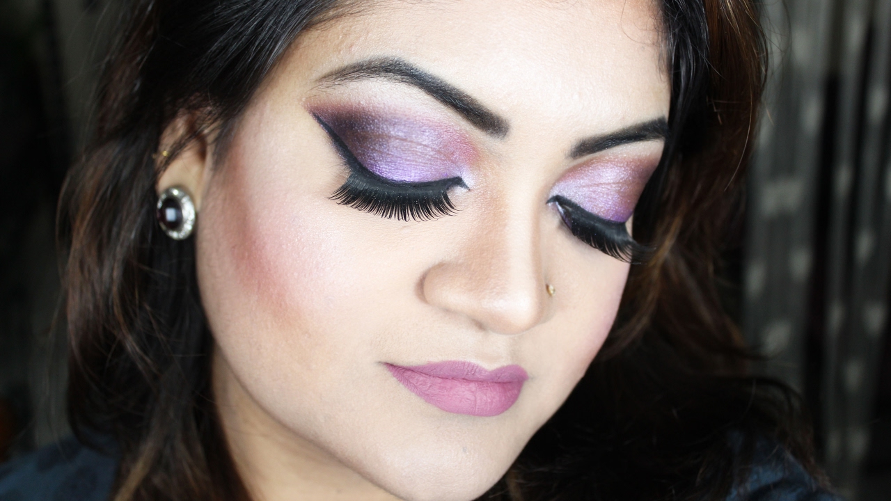 quick & easy purple eyeshadows - youtube Images High... Easy Purple Eye Makeup | Smokey Purple ♥ - YouTube