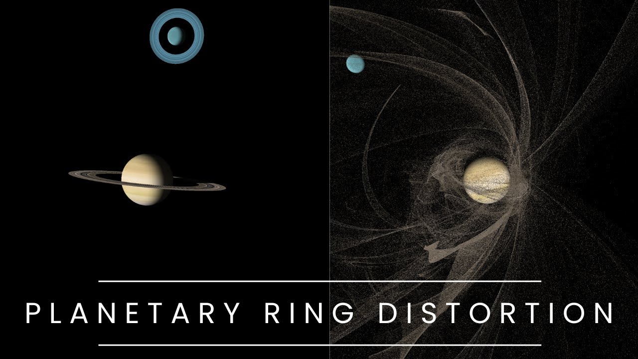 [4K] Saturn & Uranus Ring Interaction | 20 MILLION PARTICLES