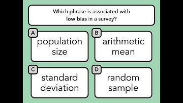 Survey Bias — SAT Math Facts & Formulas Quiz (52)
