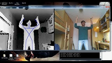 Skelton detection Point cloud, With 3D data  OpenNI