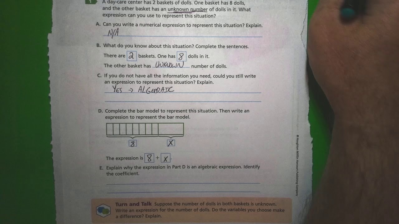 Variables and Algebraic Expressions - YouTube