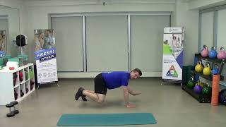 Beast Crawl Exercise Demonstration