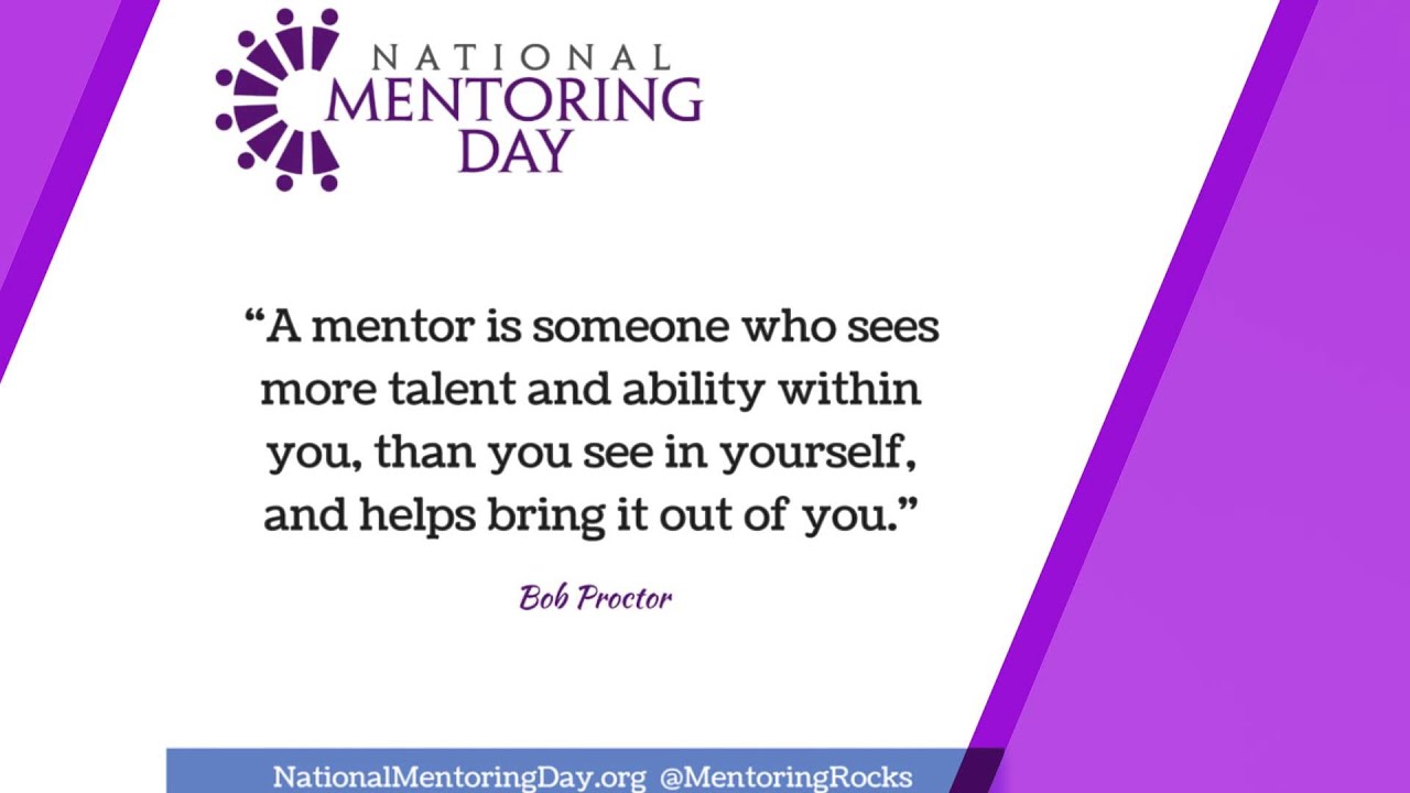 National Mentoring Day I am a Mentor YouTube