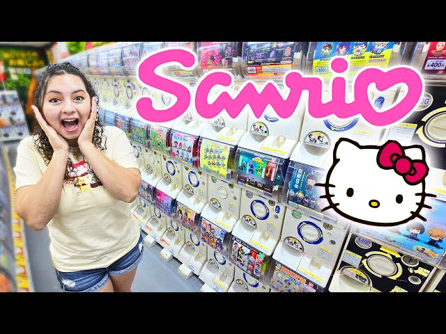 Sanrio Mystery Gashapons in Japan- 30 Coin Challenge! class=