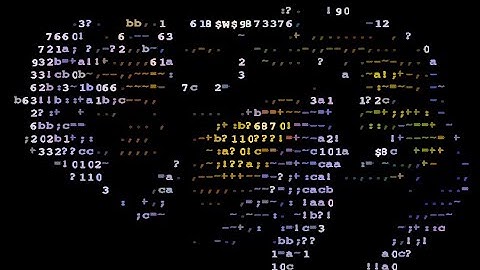 Beethoven Transformed with AI Interpolation into ASCII Codes | 4K  |  Audio Reactive Video