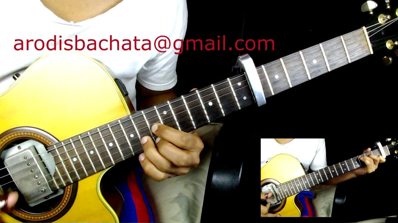 como tocar si algun dia la ves en guitarra de bachata