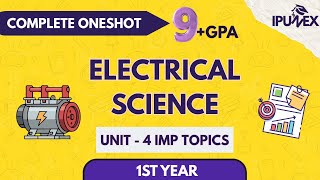 ESL UNIT 4 IMPORTANT TOPICS | ELECTRICAL SCIENCE | 1ST YEAR | IPUNEX | GGSIPU