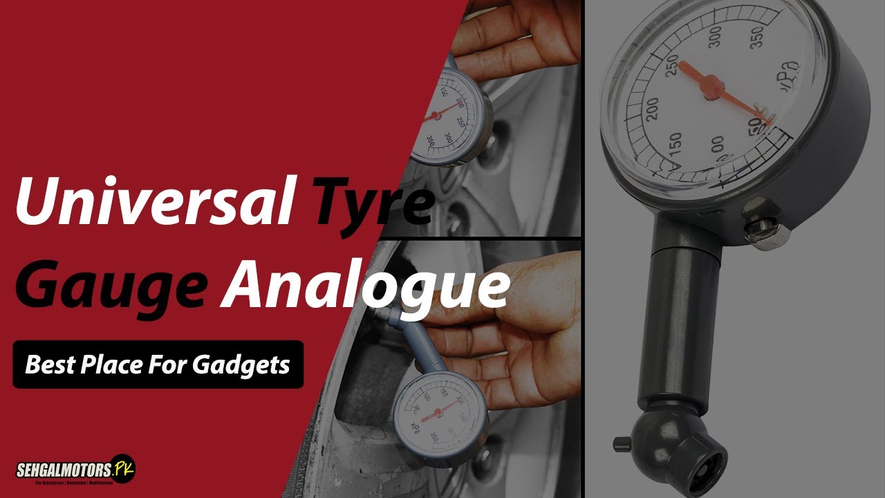 Universal Tyre Gauge Analogue | Tire Pressure Tester with Analog Meter | Tyre Gauges