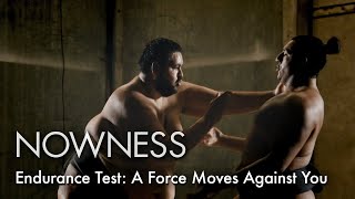 An abstract meditation on Sumo wrestlers’ bodies in motion and how perception alters meaning